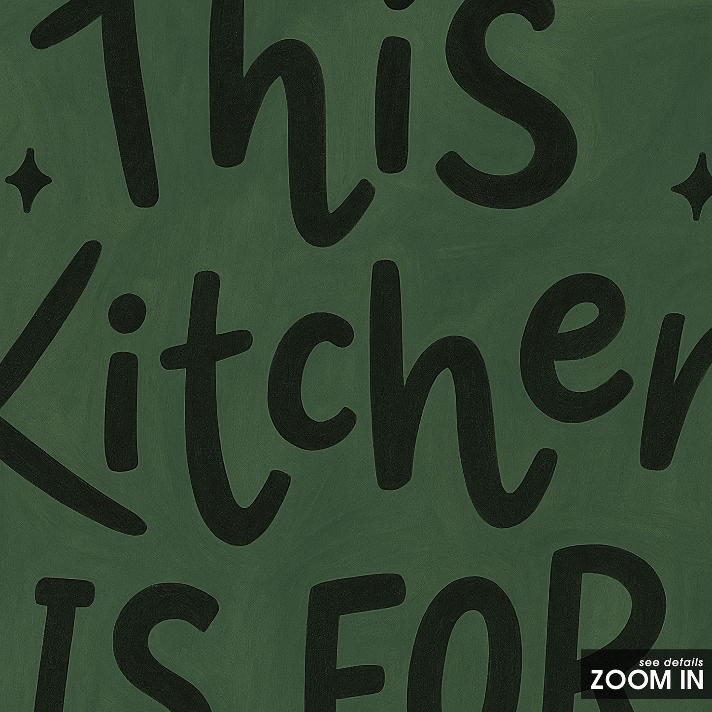 Kitchen Dancing Poster – Fun Kitchen Wall Art With Bold Typography Print