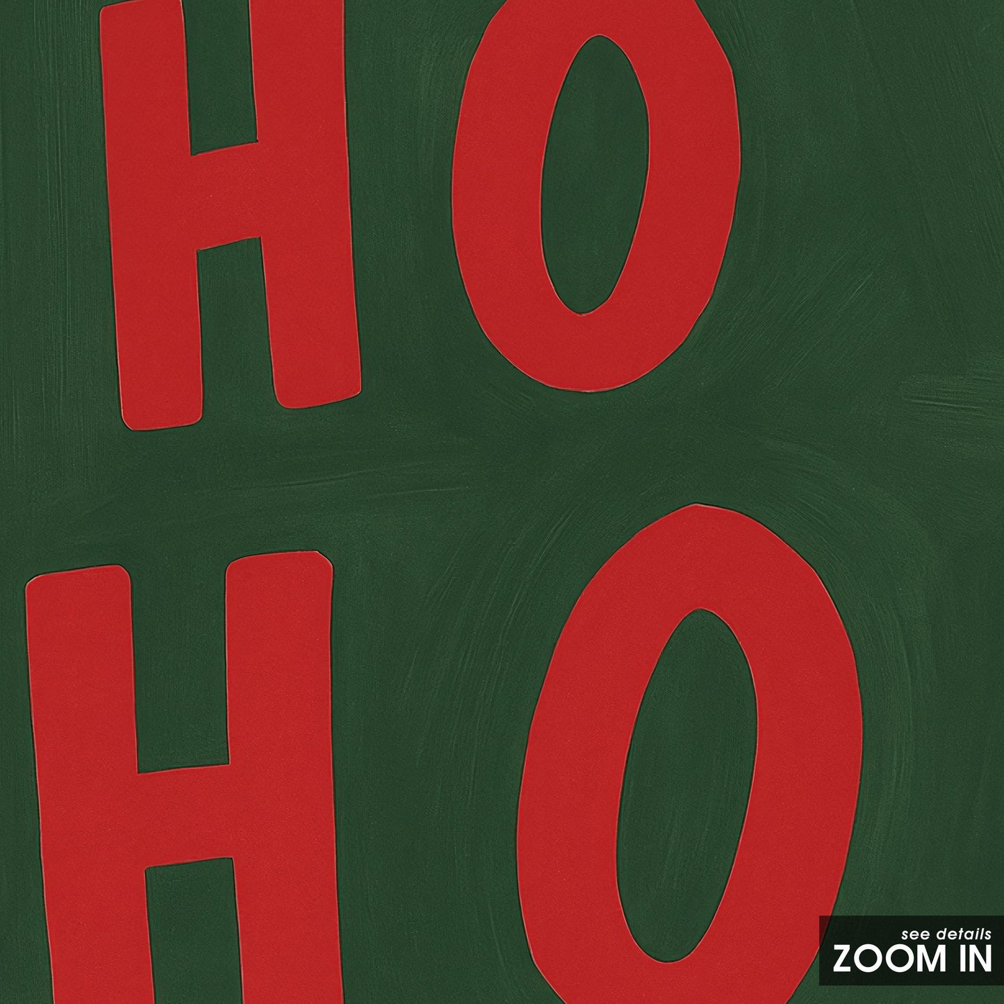 Christmas Wall Art – Retro Holiday Poster With Red Green Classic Colors