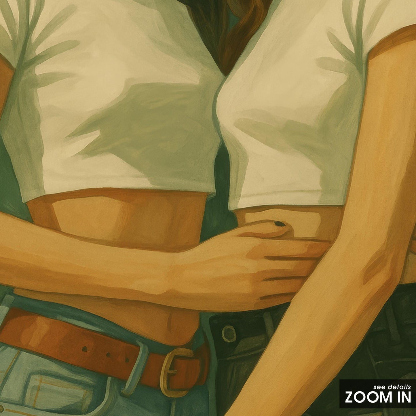 Queer Feminist Art Print – Lesbian Couple Print | Inclusive Fluid Identity Wall Decor