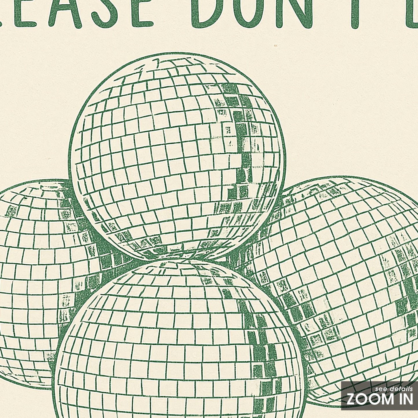 Please Don’t Do Coke in the Bathroom Poster – Funny Retro Bathroom Wall Art