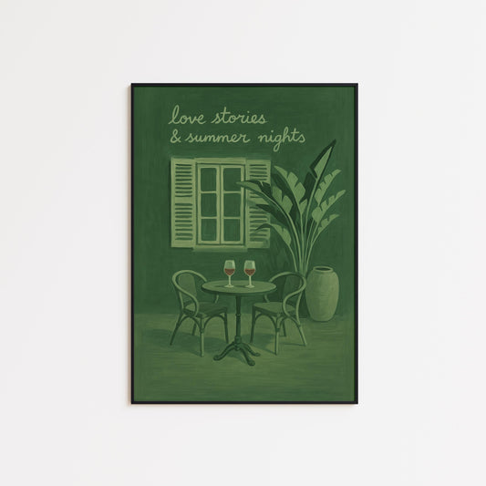 Romantic Olive Poster – Minimalist Vintage Print With Mediterranean Art & Cozy Wall Decor