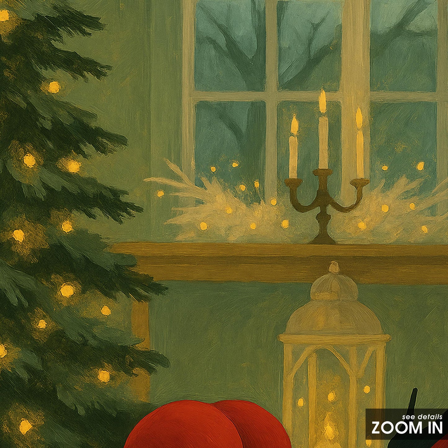 Funny Christmas Wall Art – Retro Christmas Print | Cozy Holiday Poster Decor