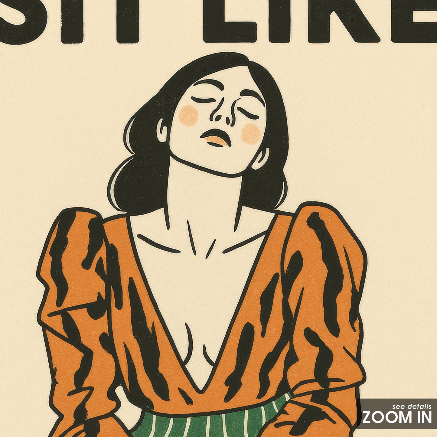 Feminist Retro Poster – Bold Vintage Empowerment Print | Statement Artwork