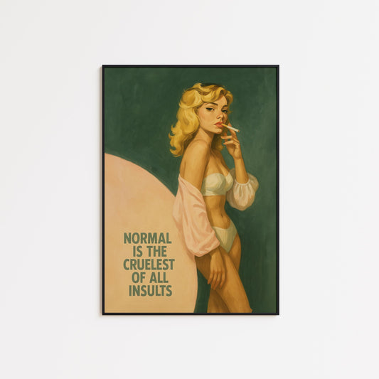 Retro Feminist Poster – Bold Vintage Print With Empowering Wall Art Statement