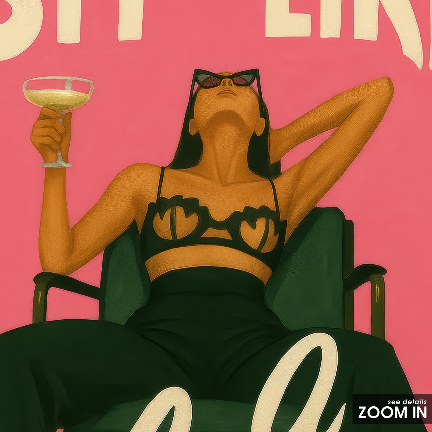 Feminist Wall Art – Bold Female Empowerment Poster | Pink Retro Modern Print