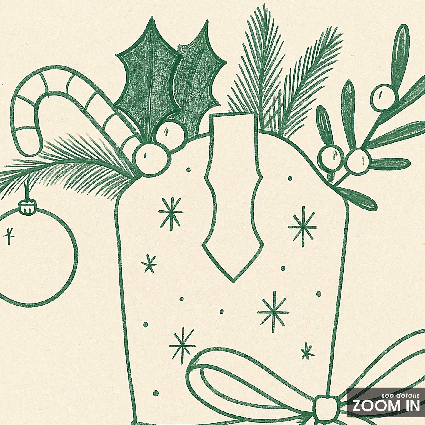 Cowgirl Christmas Boot Poster – Western Holiday Wall Art