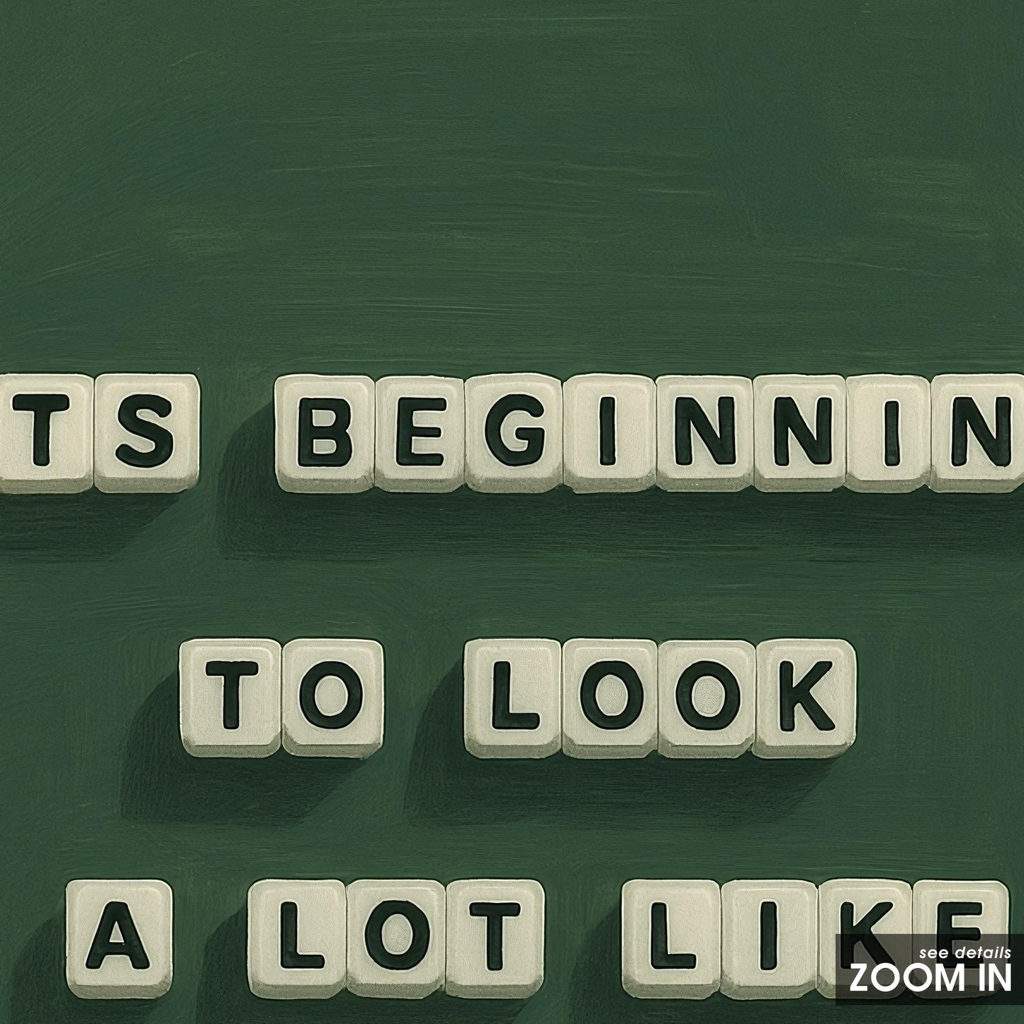 Cocktail Quote Poster – Retro Green Drink Wall Art | Festive Bar Decor Print