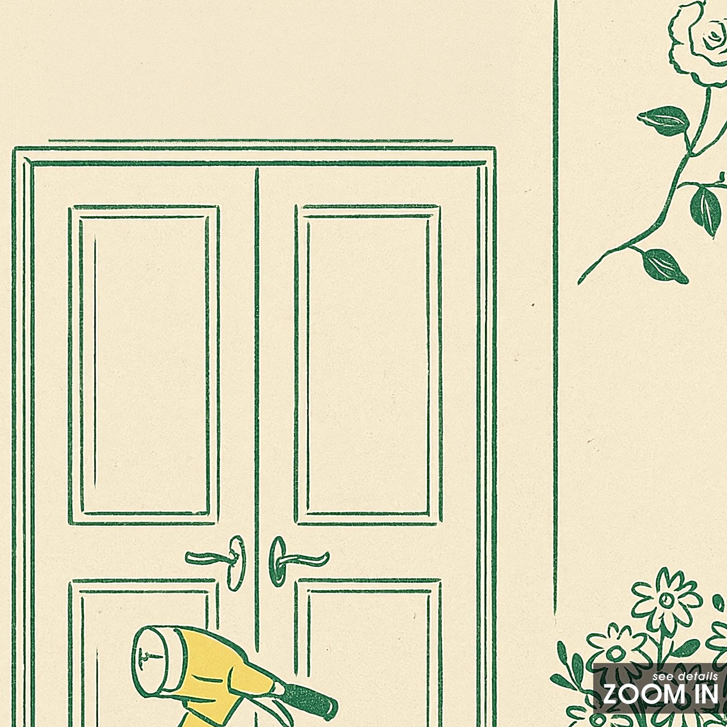 Yellow scooter Poster – Vintage Italian Scooter Art Print