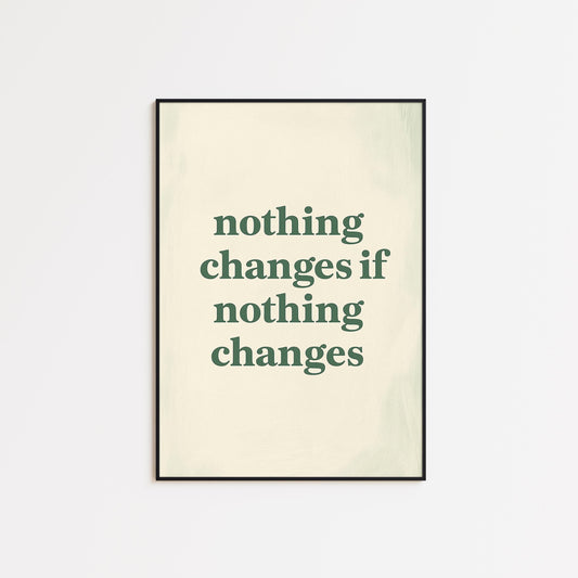 Motivational Quote Poster – Minimalist Wall Art With Modern Typography Design