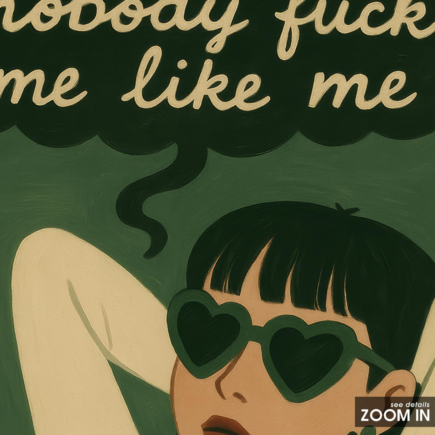 Feminist Self Love Poster – Bold Quote Artwork | Provocative Wall Art Print