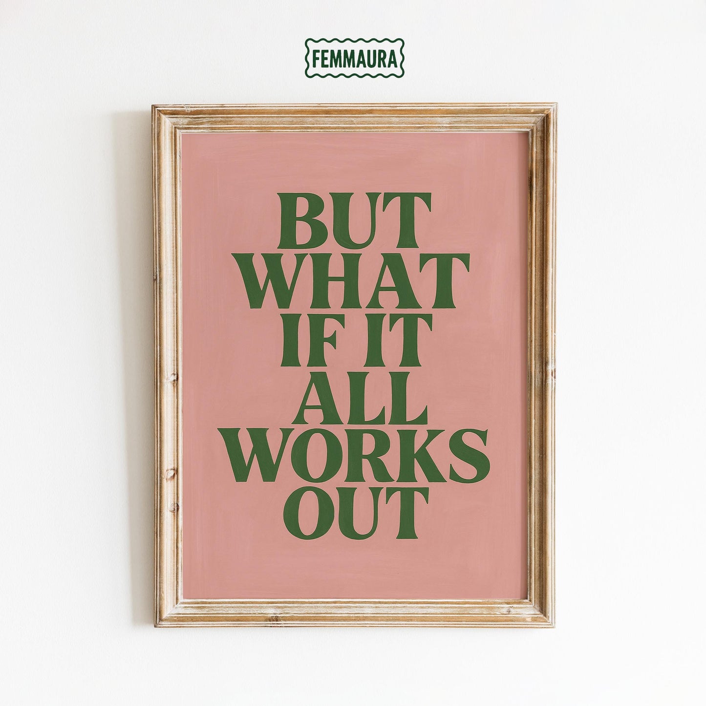 Positive Quote Poster – Motivational Wall Art | Typography Home Decor Print