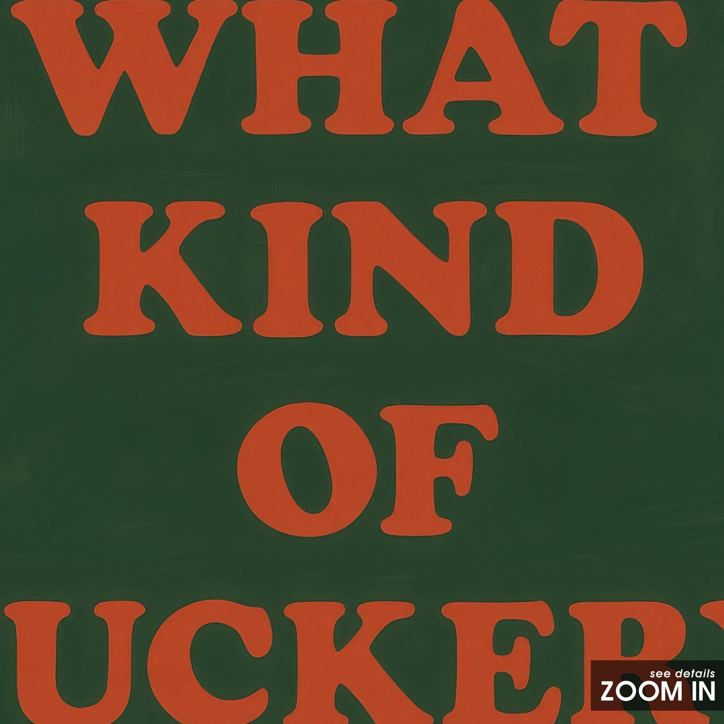 Bold Vintage Typography Poster – Retro Inspired Design With Sarcastic Quote