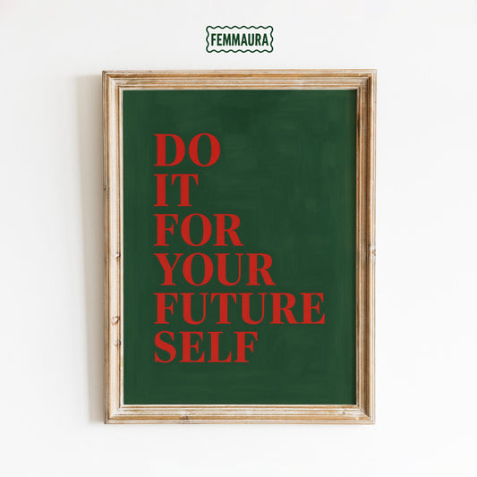 Motivational Quote Poster – Inspiring Wall Art | Positive Mindset & Self Growth