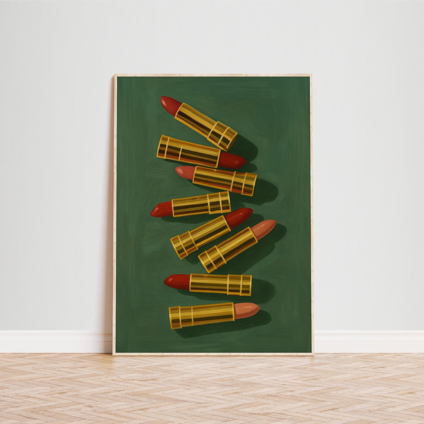 Feminist Pop Art Poster – Bold Lipstick Art Print | Empowering Bedroom Decor