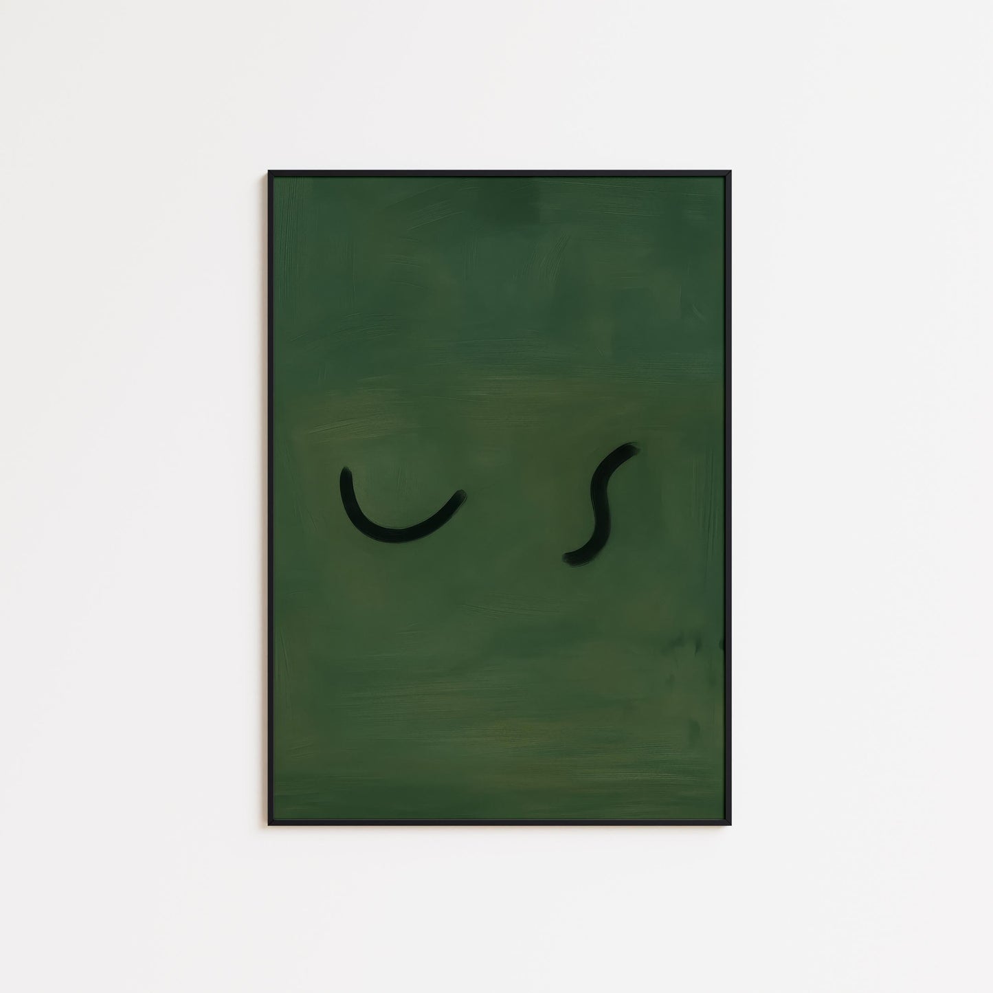 Minimalist Typography Art – Double Meaning Print With Nude Line Art Design