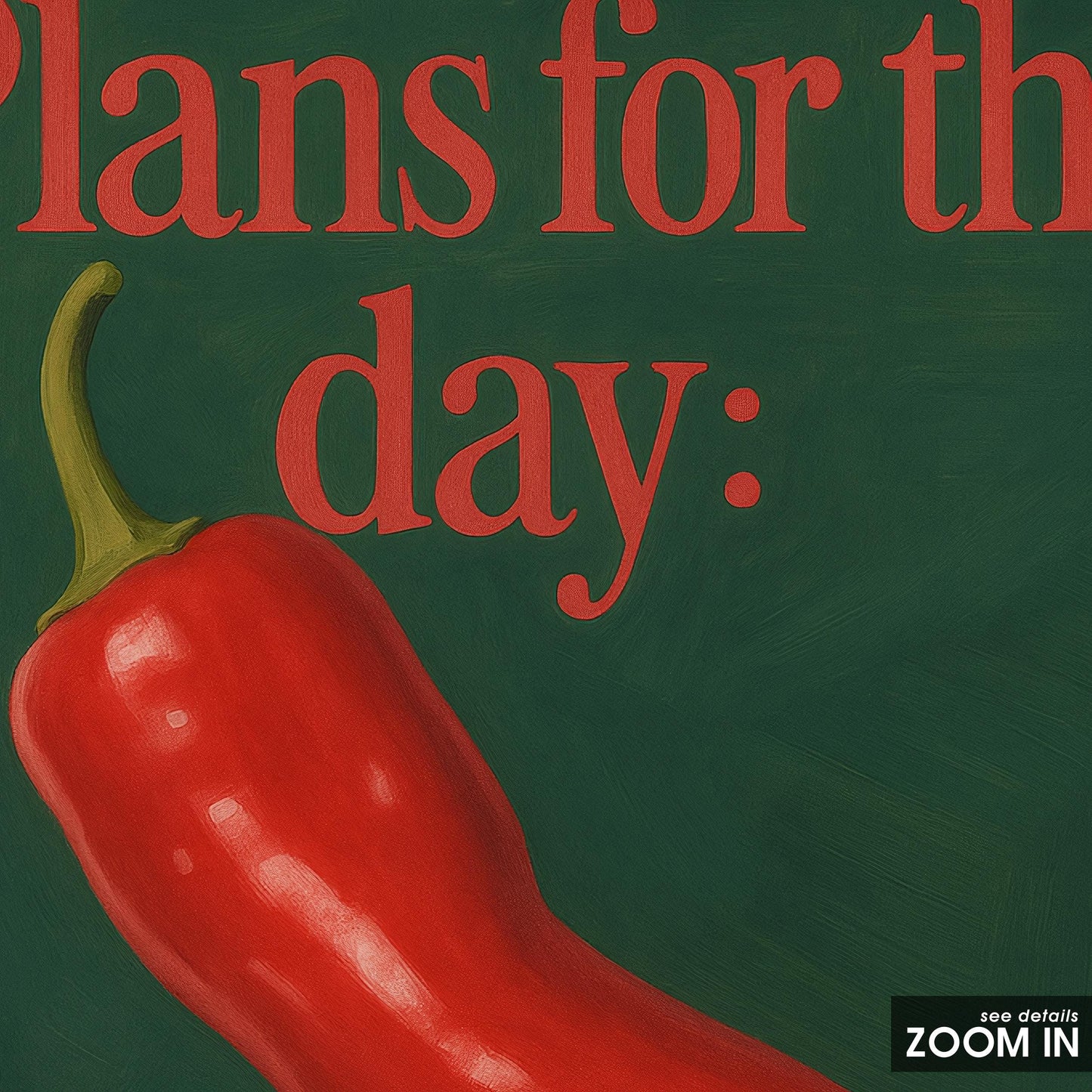 Retro Kitchen Poster – Bold Typography Art | Feminine Olive Green Wall Decor