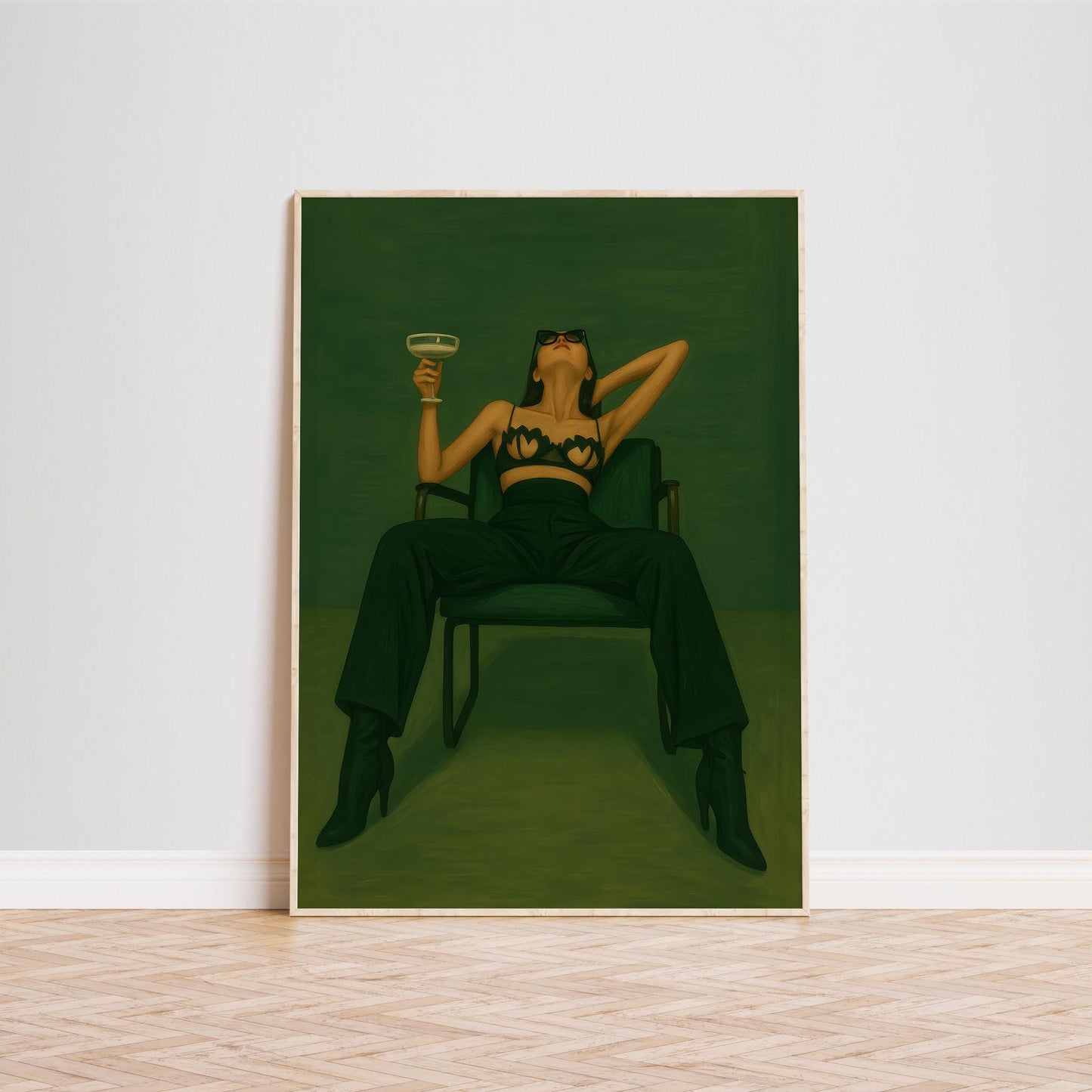 Feminine Power Wall Art – Confident Woman Art | Bold Female Artwork Print