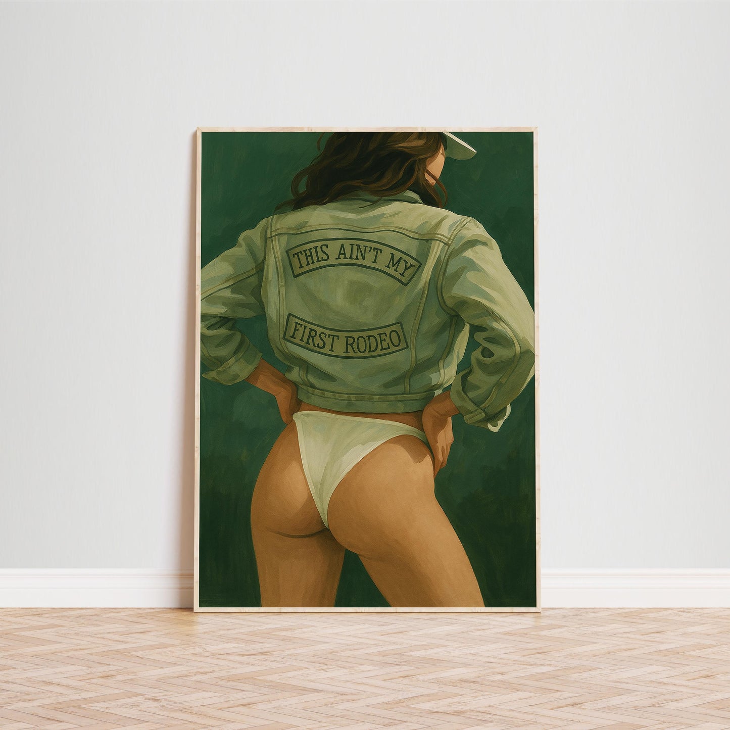 Cowgirl Wall Art – Bold Western Rodeo Poster | Vintage Rodeo Art Print