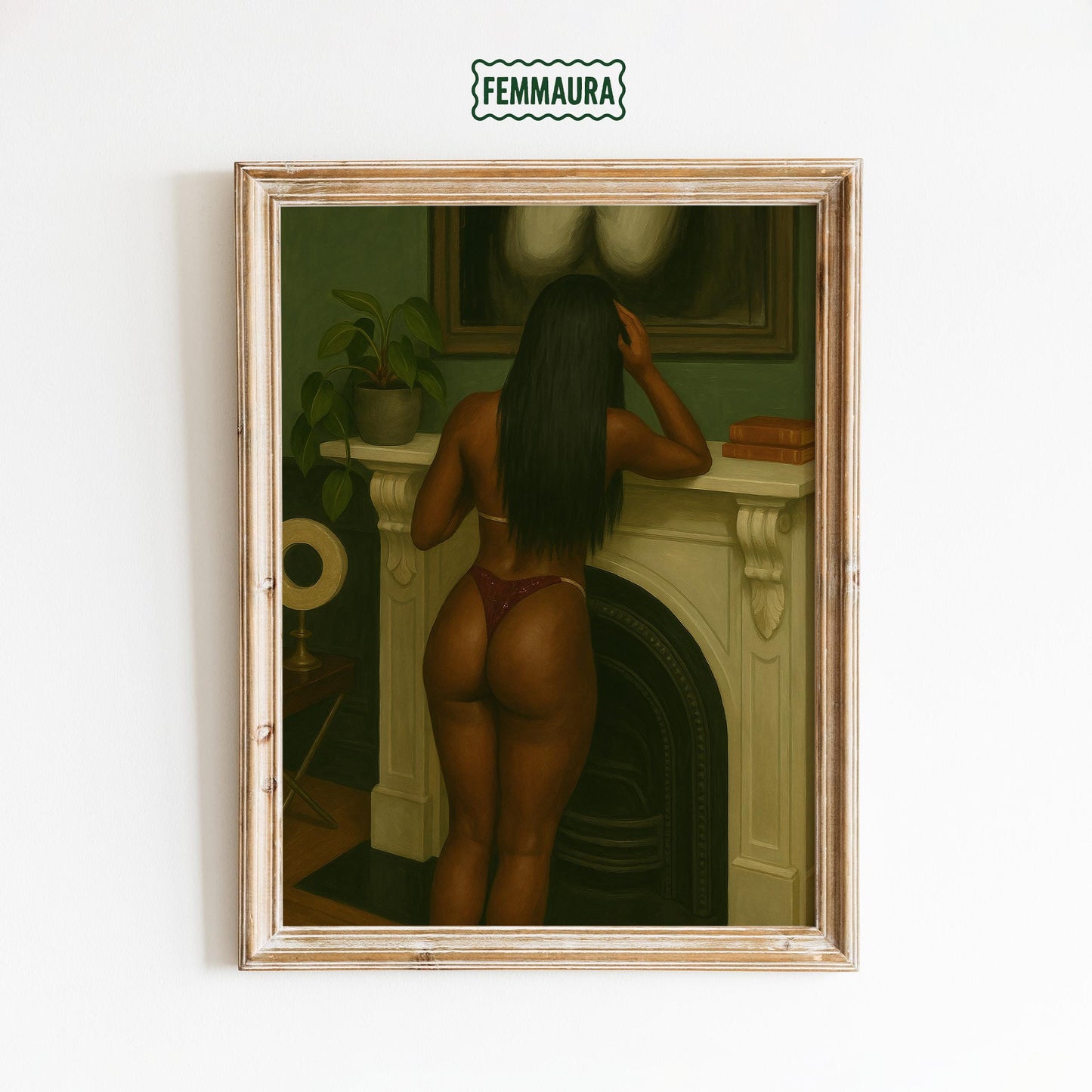 Boudoir Wall Art – Sensual Art Print With Elegant Feminine Elegance & Chic Design