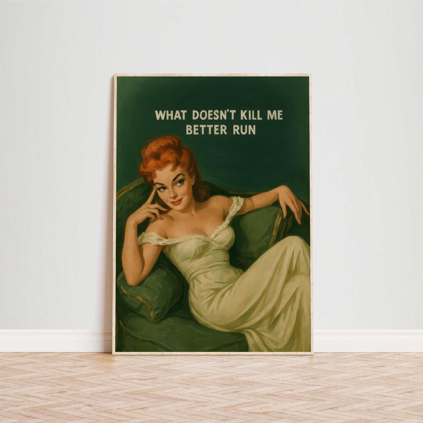 Retro Feminist Poster – Vintage Style Wall Art With Bold Empowerment Statement