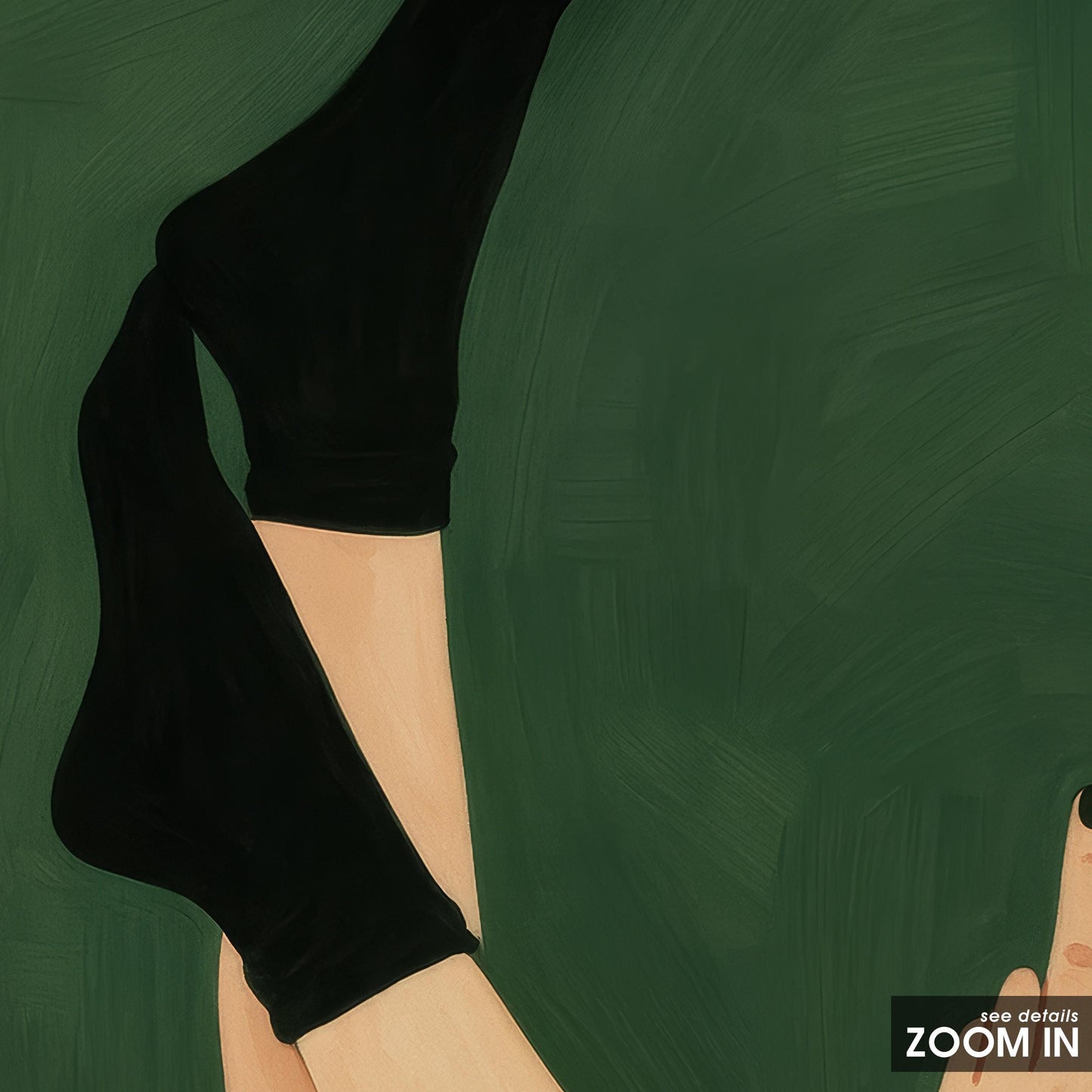 Middle Finger Poster – Bold Feminine Attitude Retro Wall Art Print