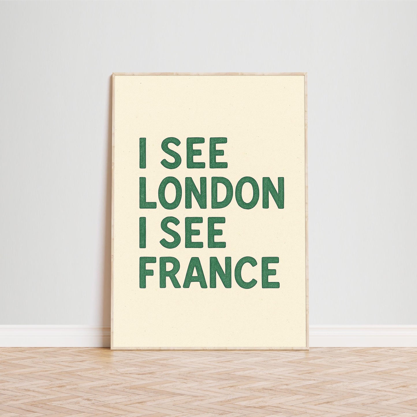 London France Print – Funny Typography Poster