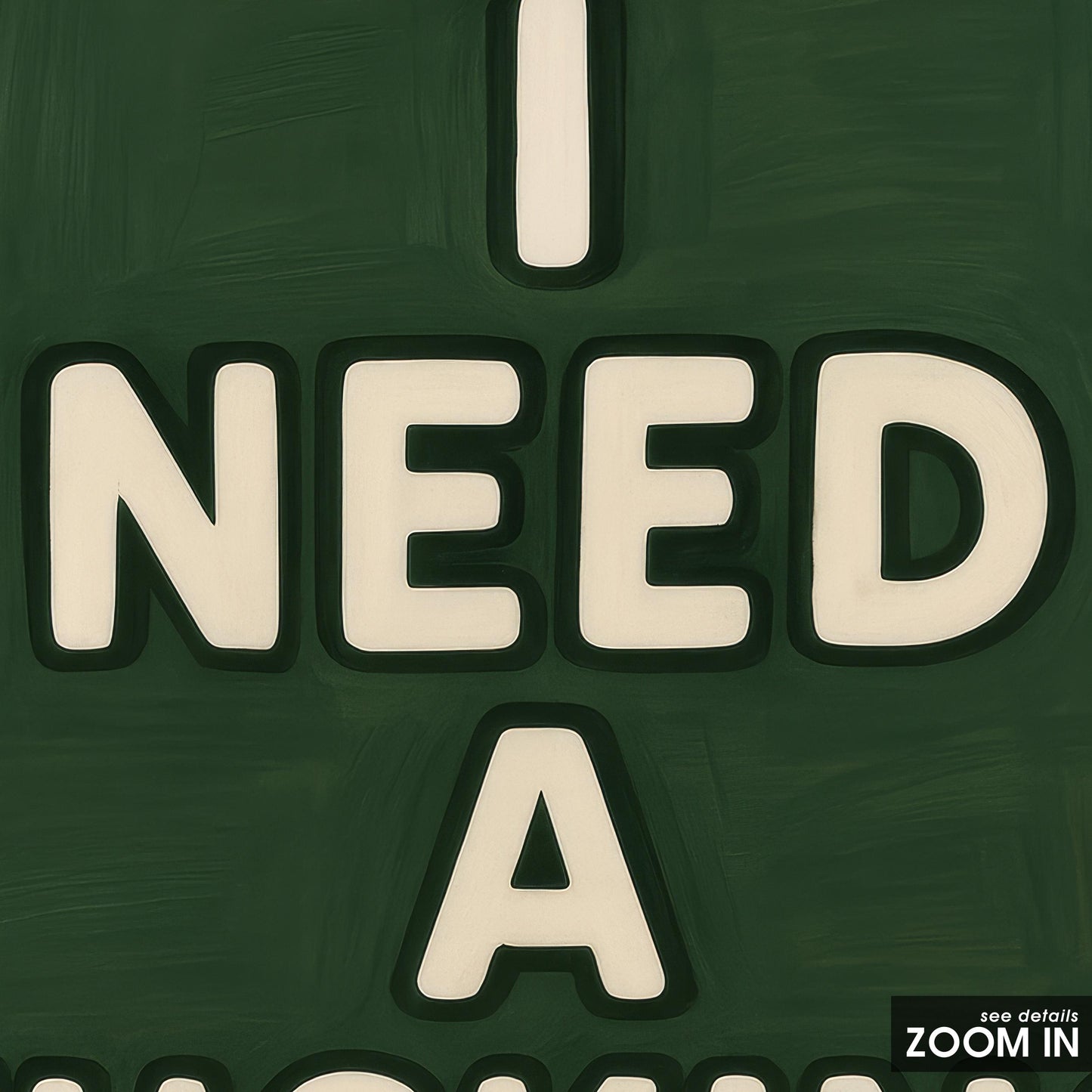 Nap Poster – Bold Retro Typography Wall Art With Funny Quote Print