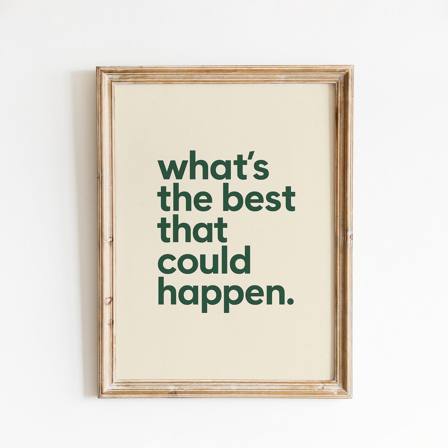Motivational Quote Poster – Minimalist Print, Home Office Decor