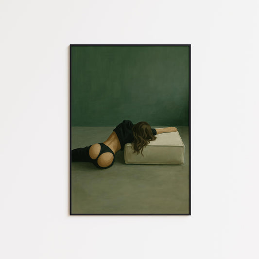 Sensual Wall Art – Minimal Nude Art Print | Moody Feminine Body Decor