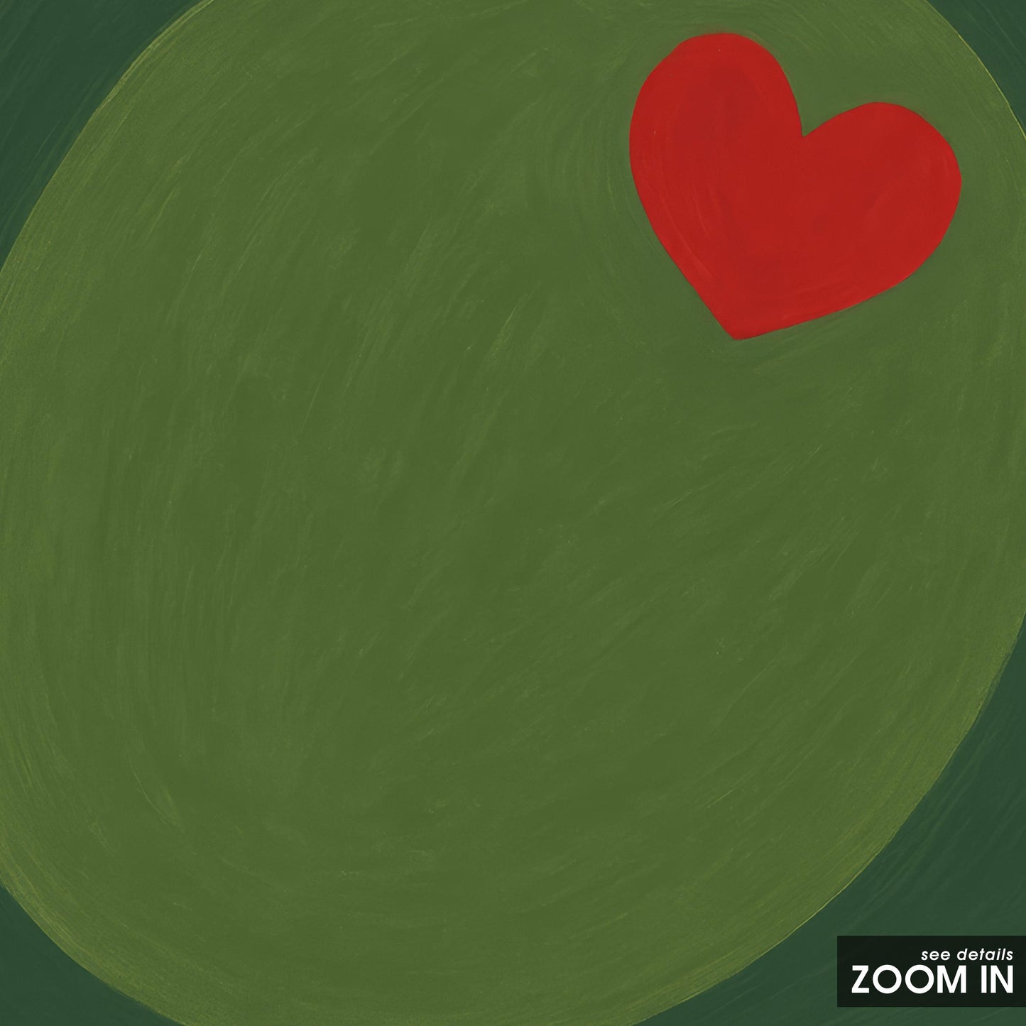 Olive You Poster – Cute Retro Kitchen Wall Art With Playful Love Decor