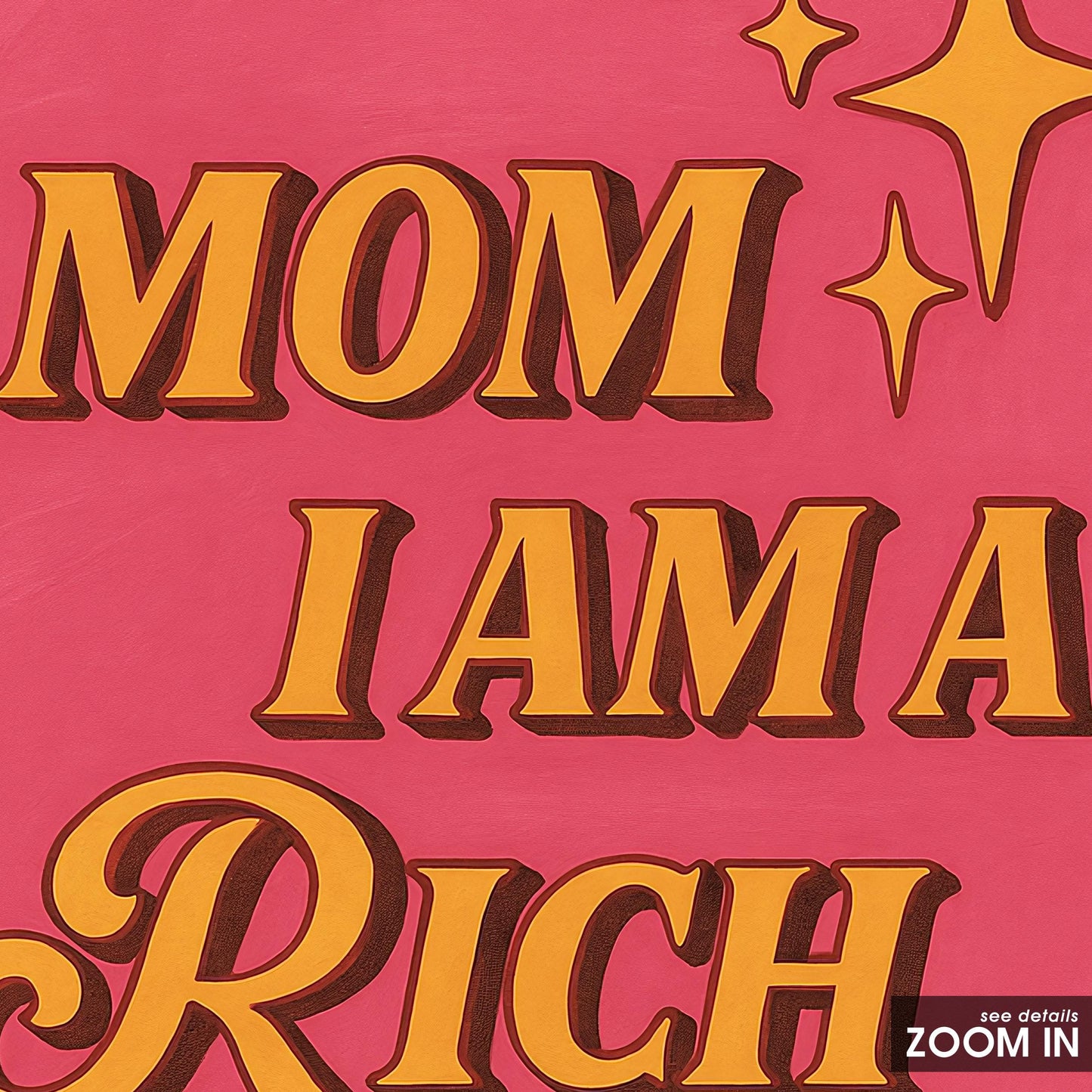 Feminist Wall Art – Bold Quote Poster with Pink Retro Print & Empowering Typography