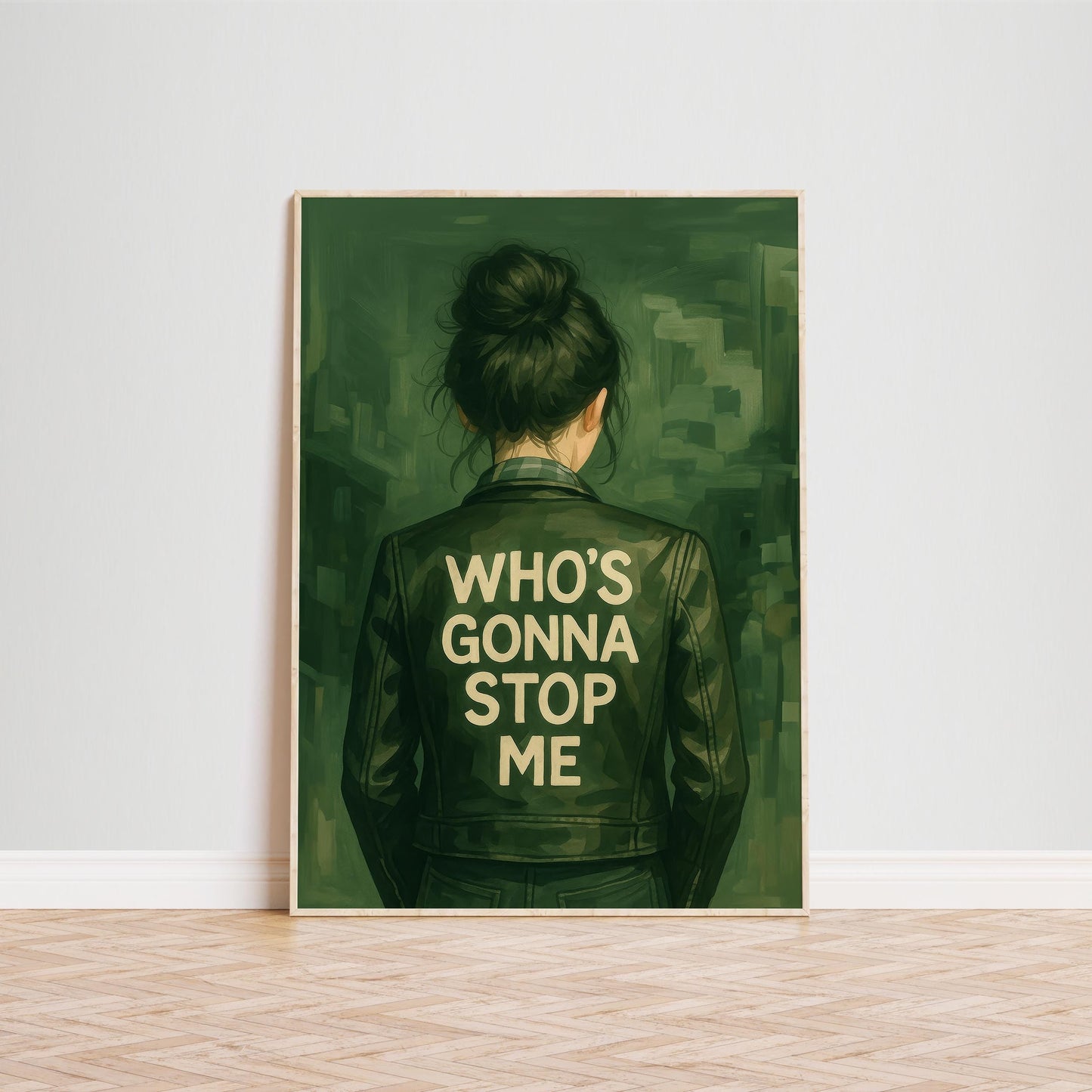 Feminine Empowerment Poster – Bold Quote Art With Retro Typography Design