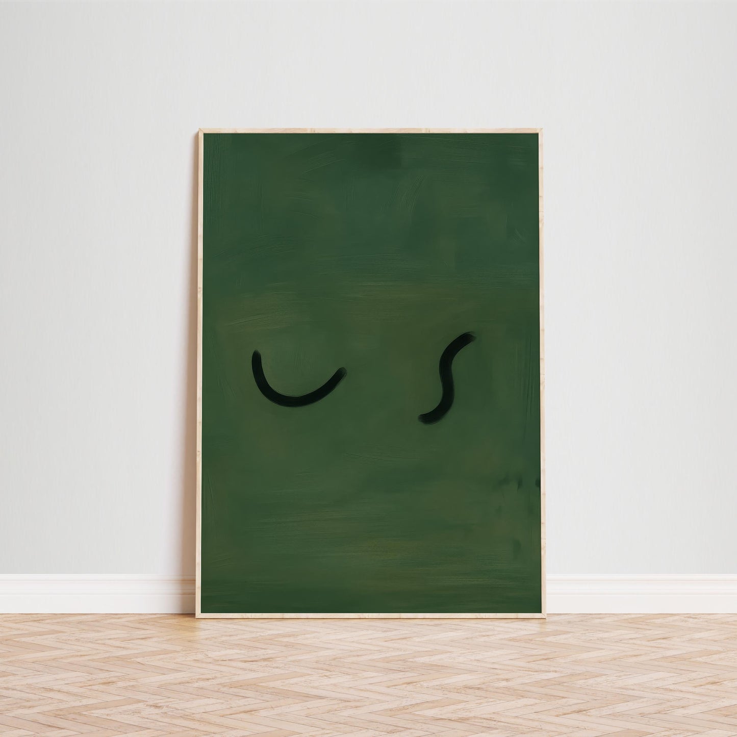 Minimalist Typography Art – Double Meaning Print With Nude Line Art Design