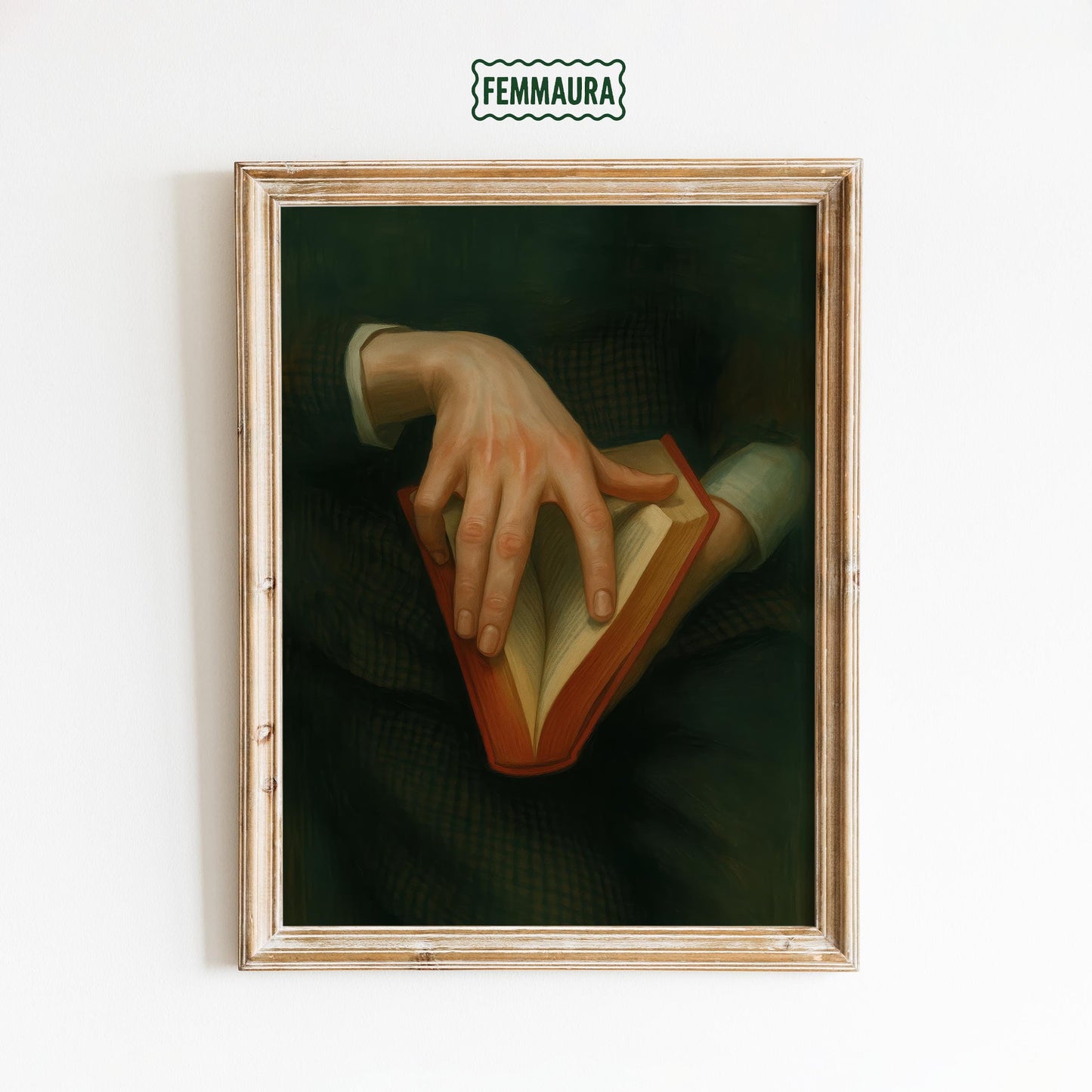Sensual Vintage Art Print – Intimate Bedroom Wall Art With Soft Green Tones