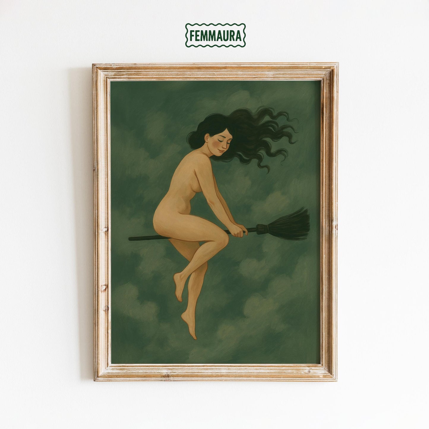 Witch Woman Poster – Feminine Wall Art | Empowerment & Spiritual Decor