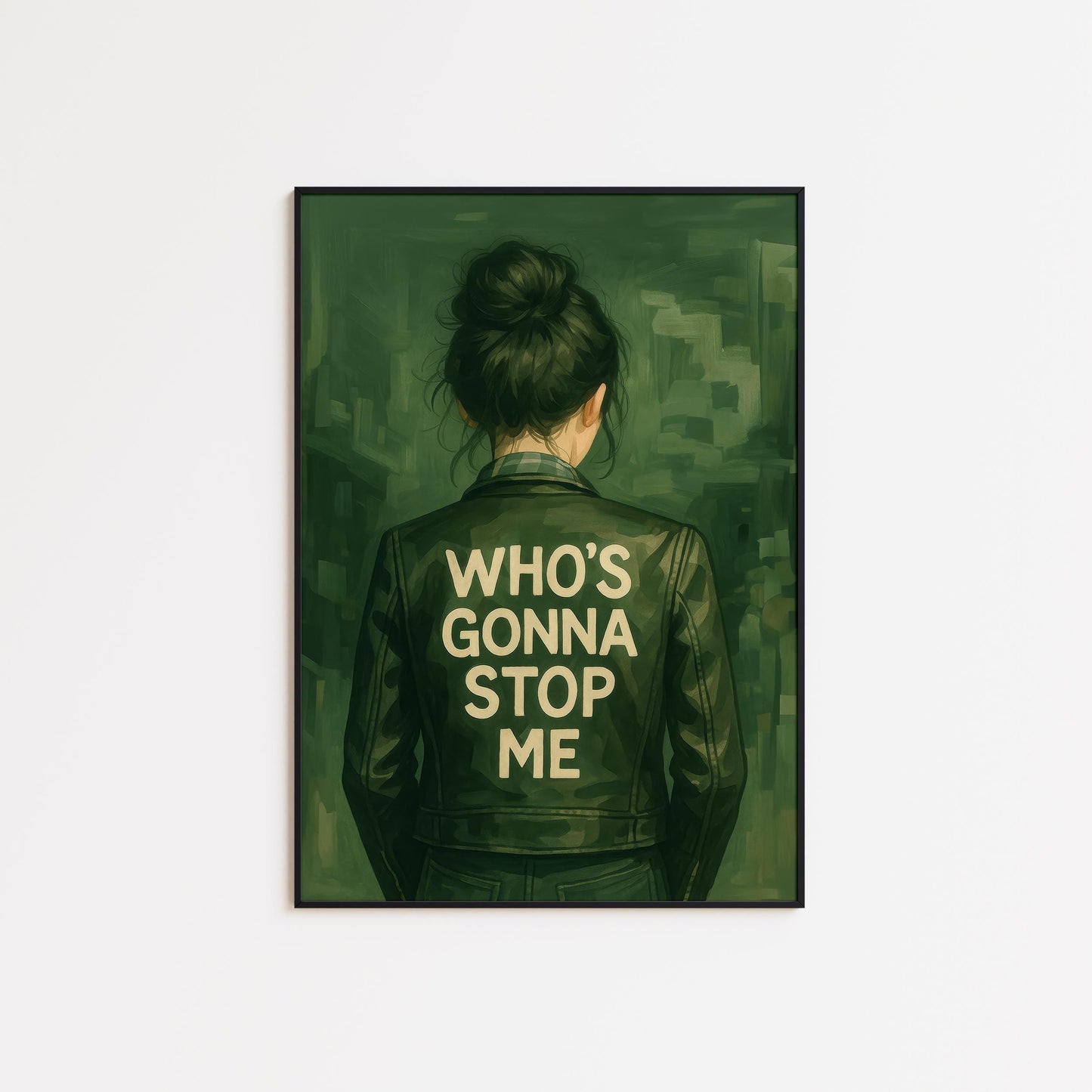 Feminine Empowerment Poster – Bold Quote Art With Retro Typography Design