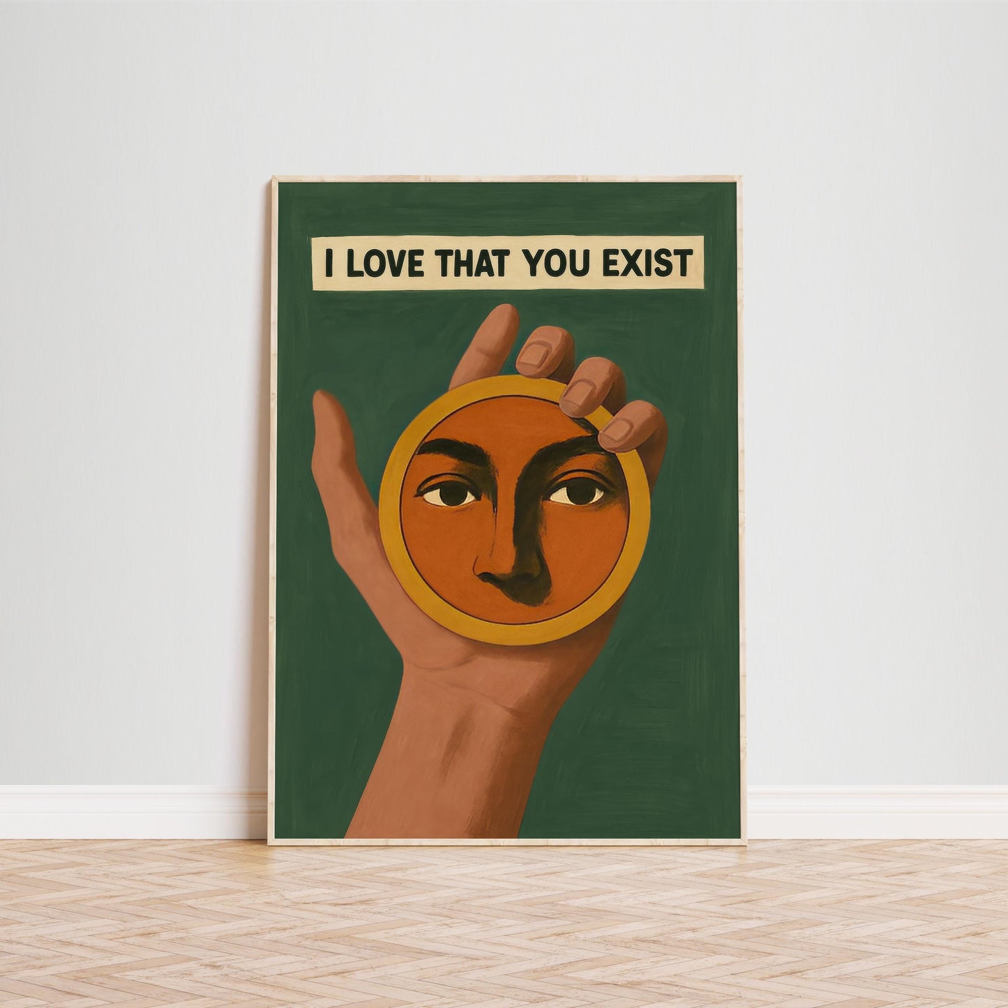 Inspirational Surreal Poster – Unique Surreal Wall Art With Positive Message Decor