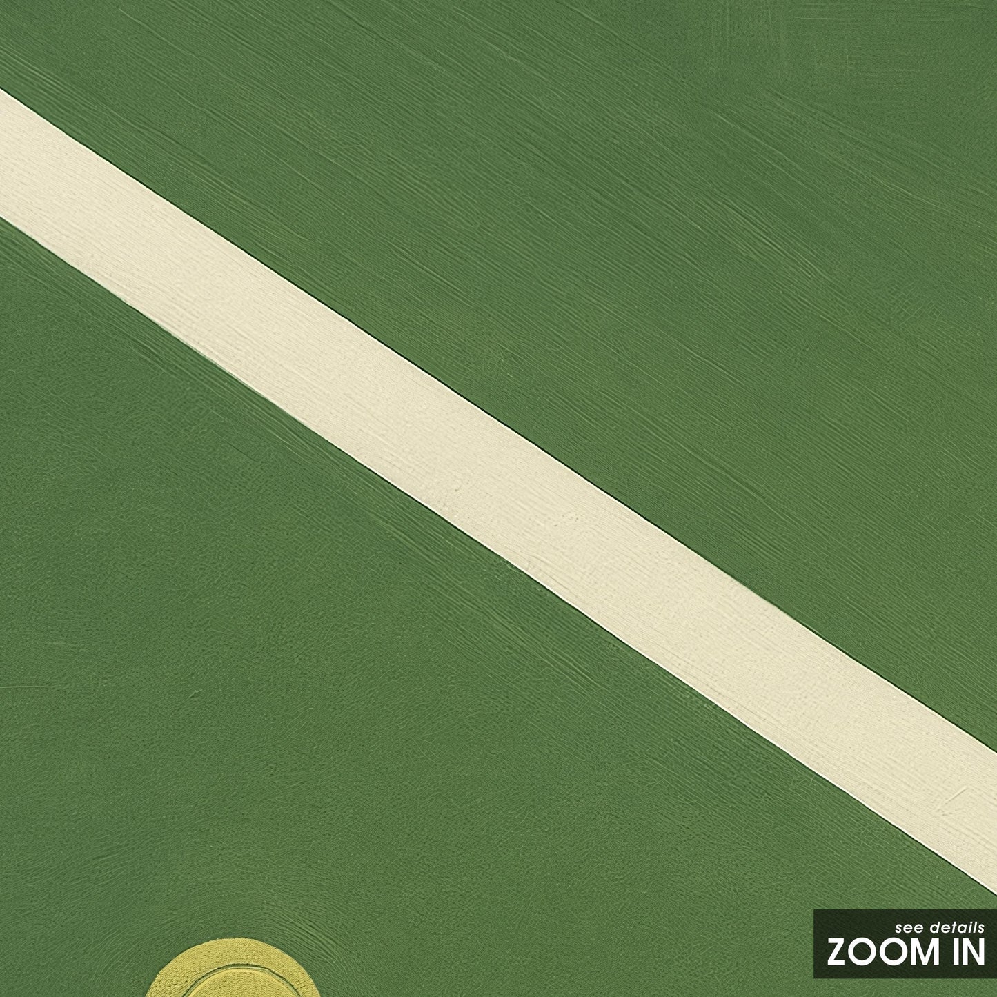 Tennis Court Poster – Minimalist Sports Art Print | Green Gouache Style Wall Decor