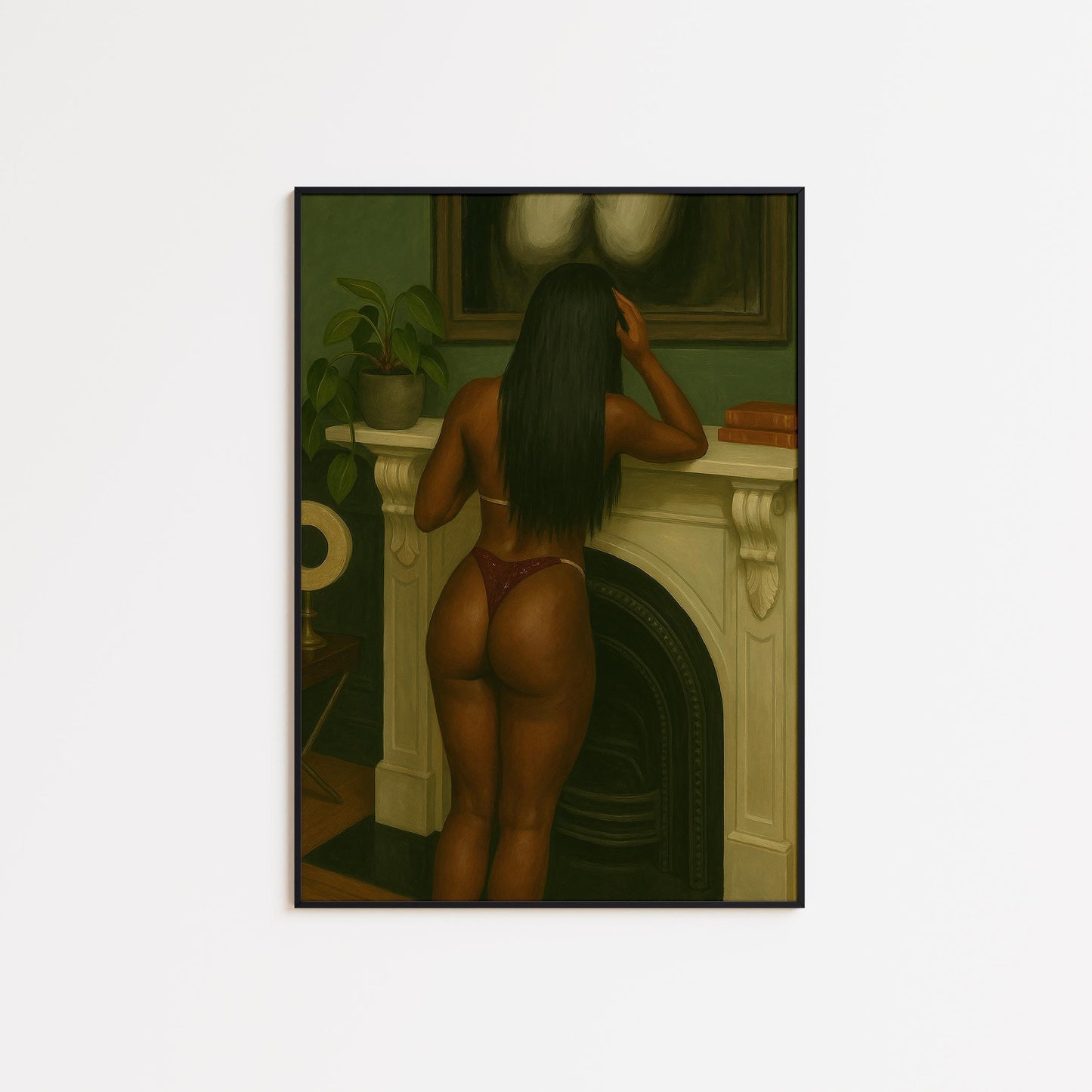 Boudoir Wall Art – Sensual Art Print With Elegant Feminine Elegance & Chic Design