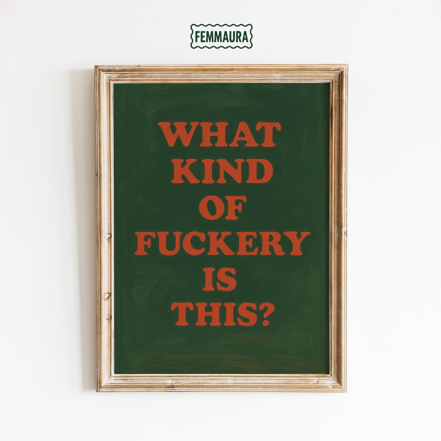 Bold Vintage Typography Poster – Retro Inspired Design With Sarcastic Quote