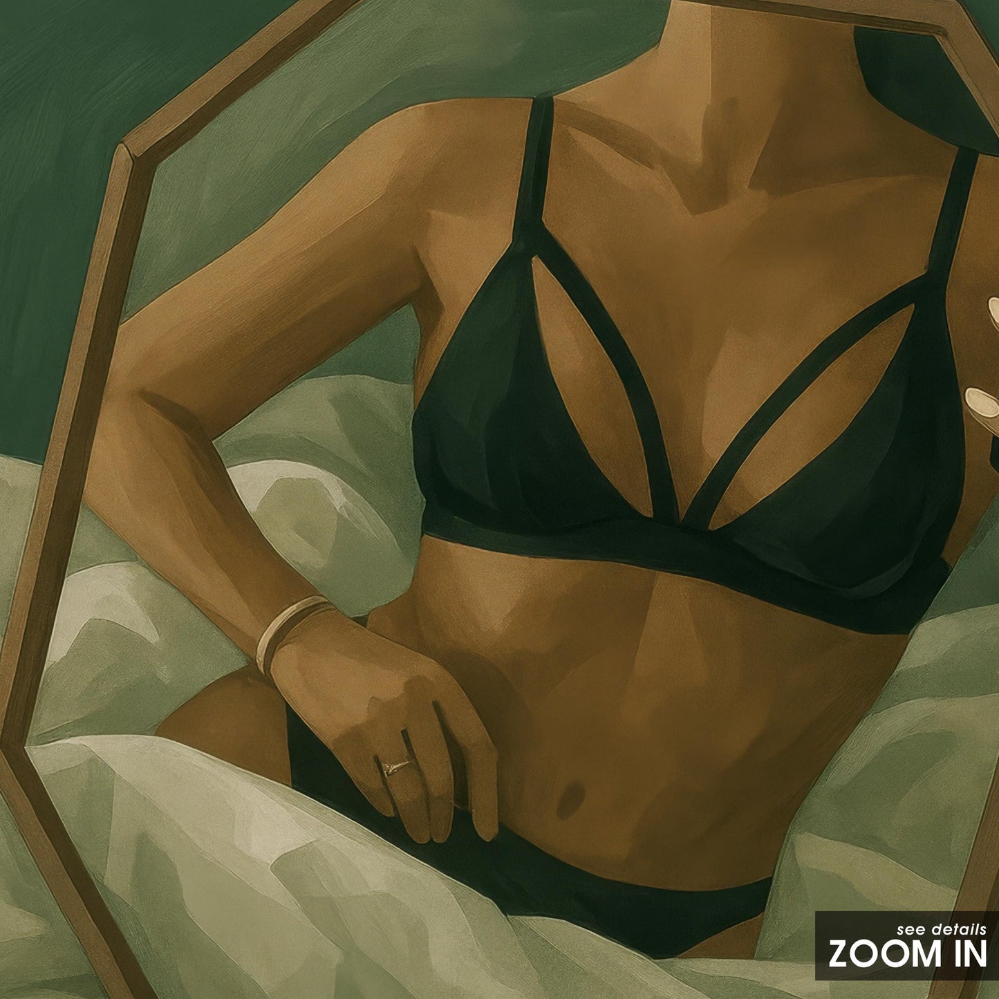 Sensual Bedroom Art – Surrealist Mirror Wall Art | Intimate Boudoir Decor