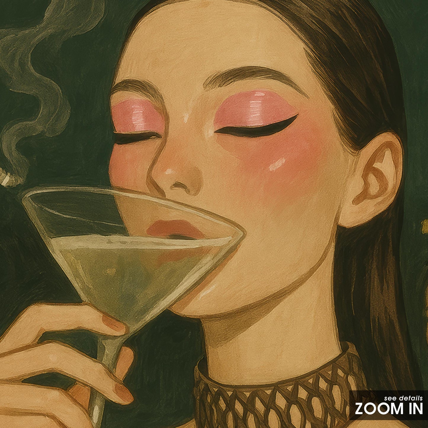 Nightlife Art Print – Moody Party Poster | Feminine Wall Decor | Glam Club Wall Art