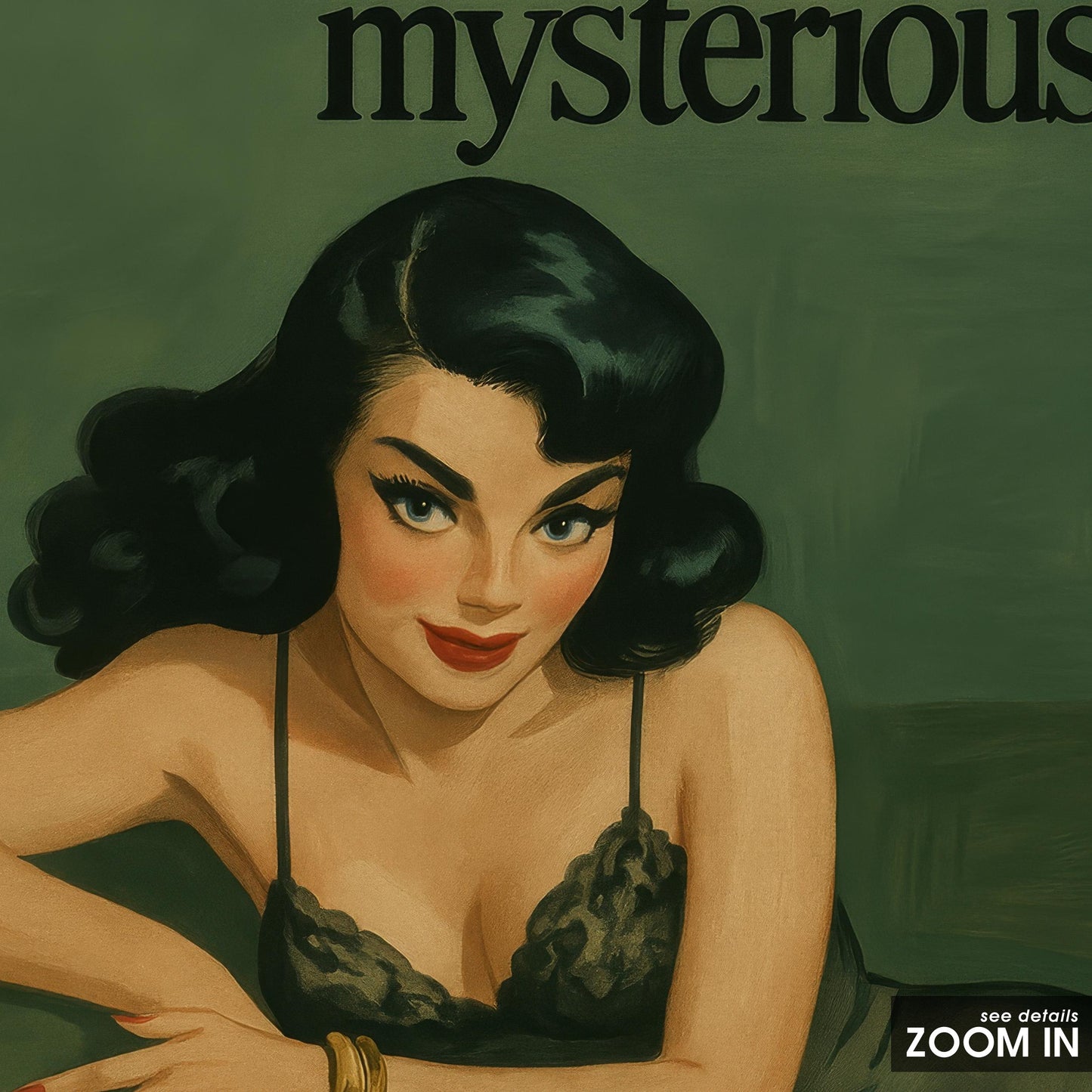 Pin-Up Girl Poster – Bold Feminist Wall Art With Cheeky Vintage Print