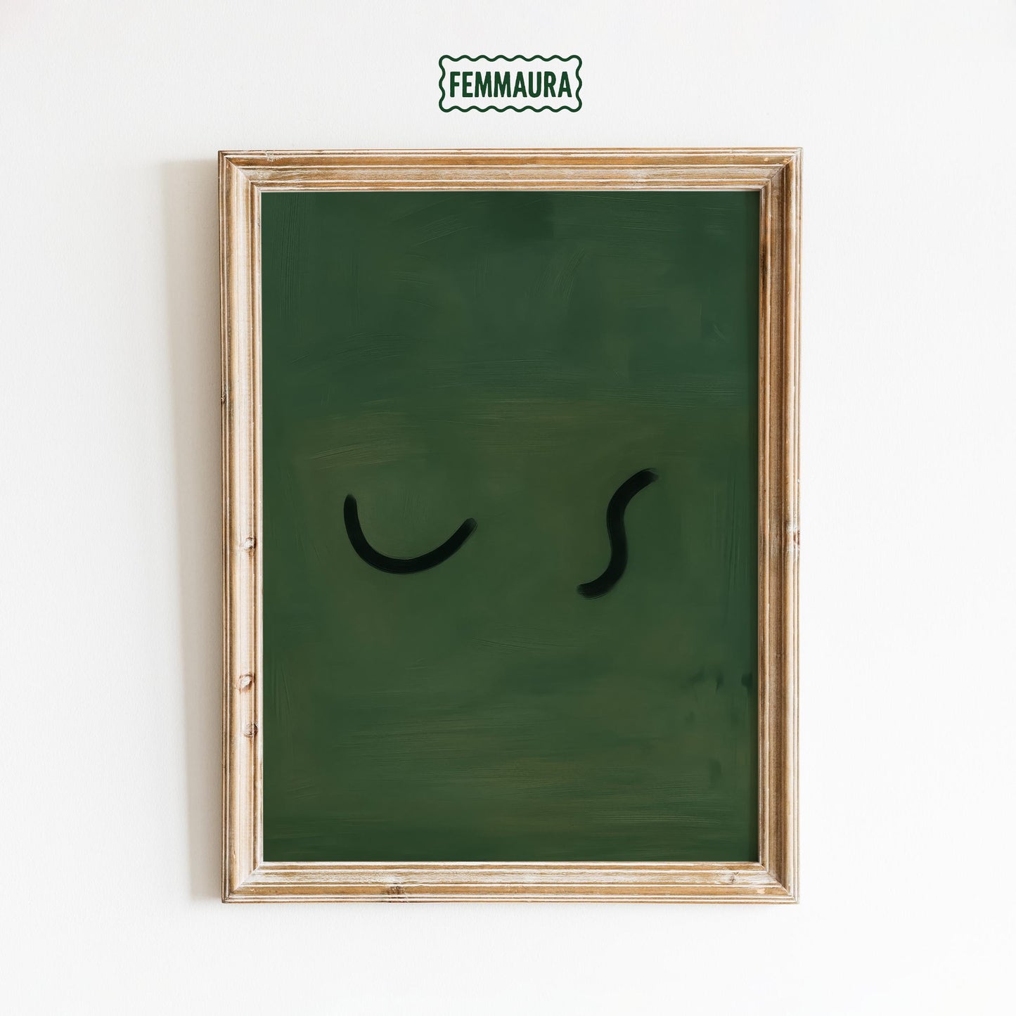 Minimalist Typography Art – Double Meaning Print With Nude Line Art Design