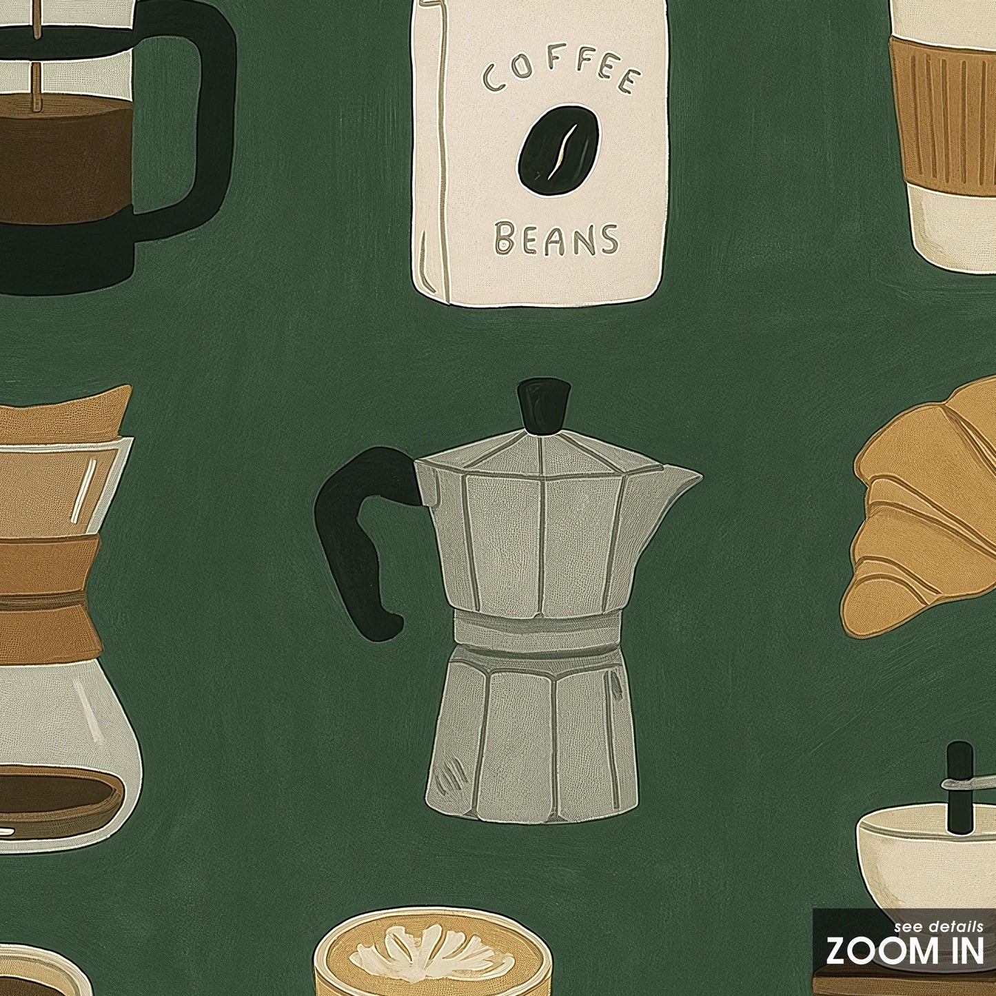 Coffee Lover Poster – Cozy Kitchen Wall Art | Retro Coffee Nook Decor