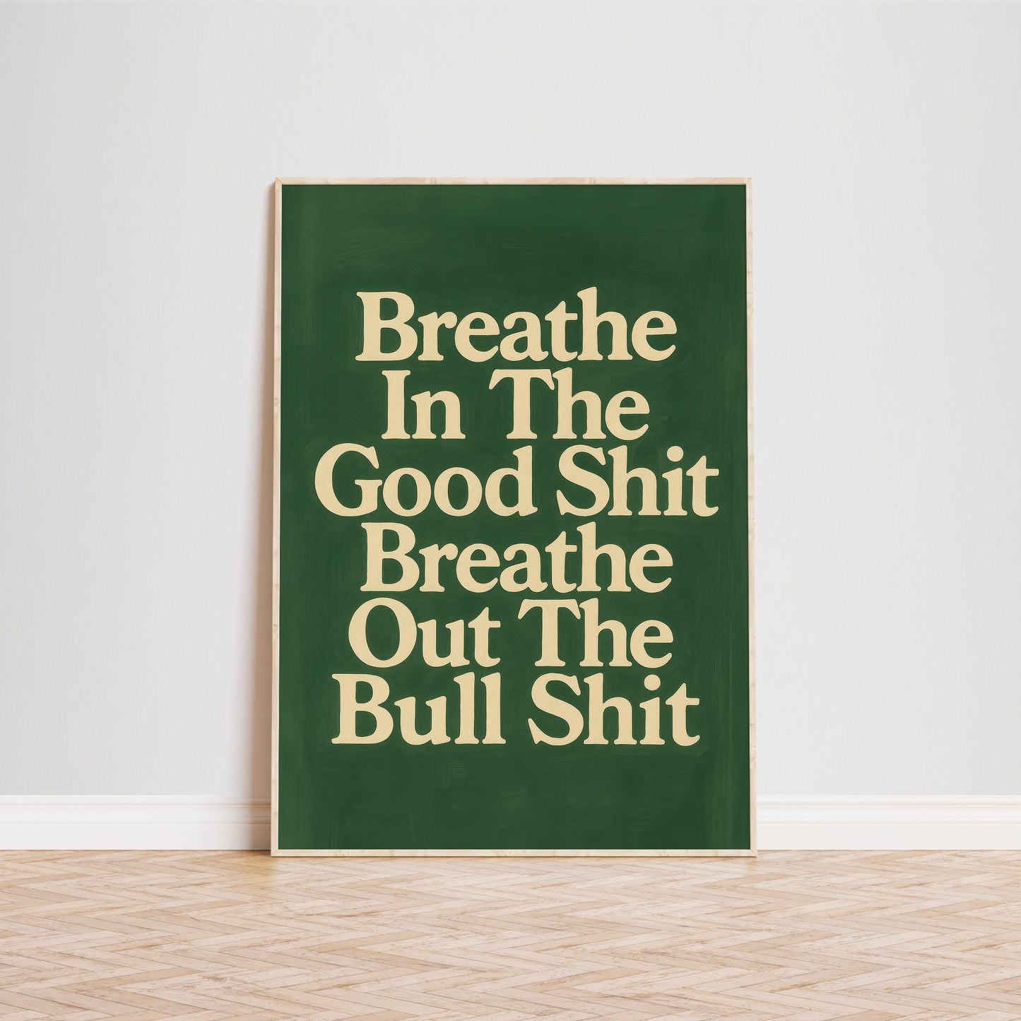 Funny Retro Poster – Bold Typography Art Print | Cheeky Quote Wall Decor