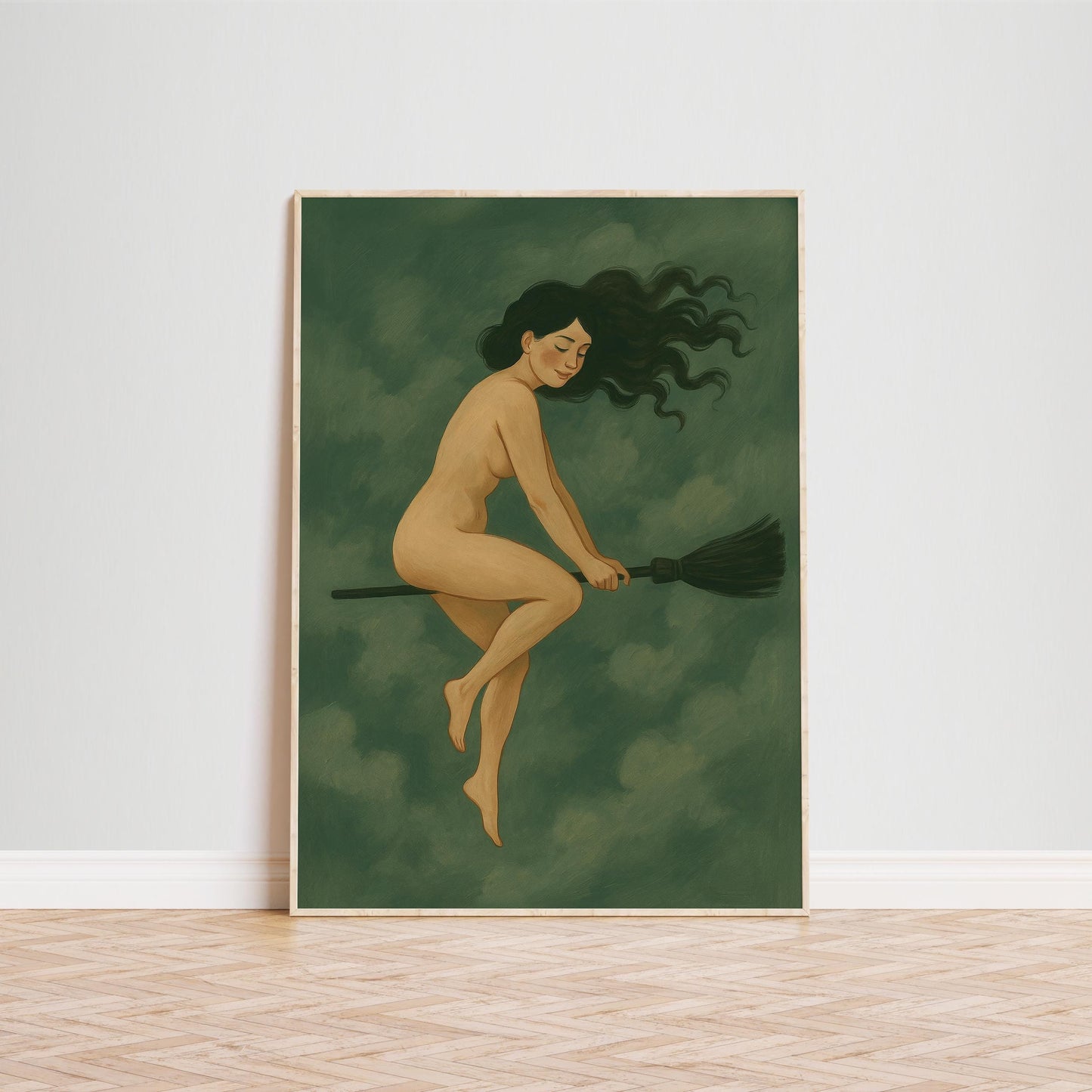 Witch Woman Poster – Feminine Wall Art | Empowerment & Spiritual Decor