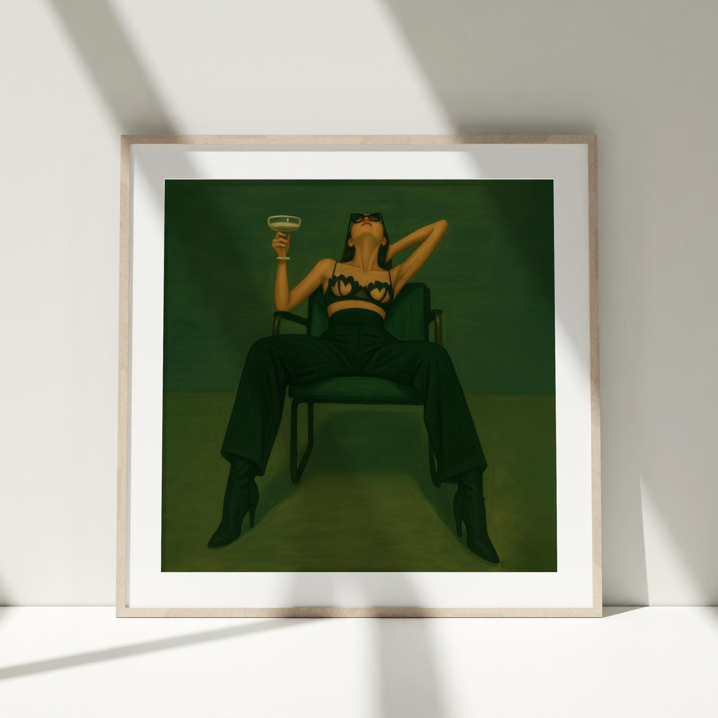 Feminine Power Wall Art – Confident Woman Art | Bold Female Artwork Print