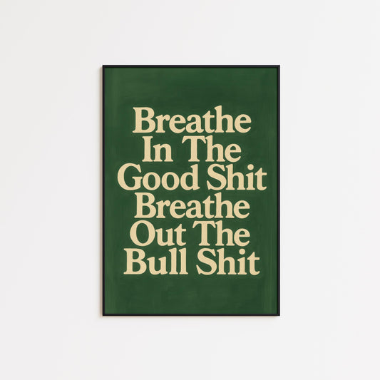 Funny Retro Poster – Bold Typography Art Print | Cheeky Quote Wall Decor