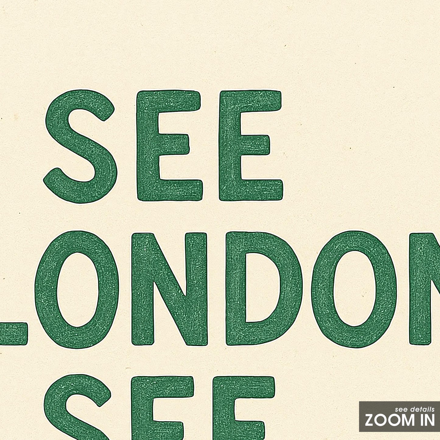 London France Print – Funny Typography Poster